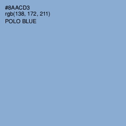 #8AACD3 - Polo Blue Color Image